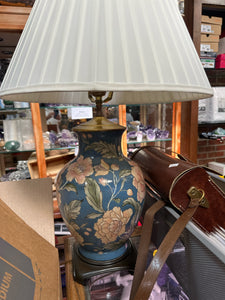 Porcelain Floral Lamp