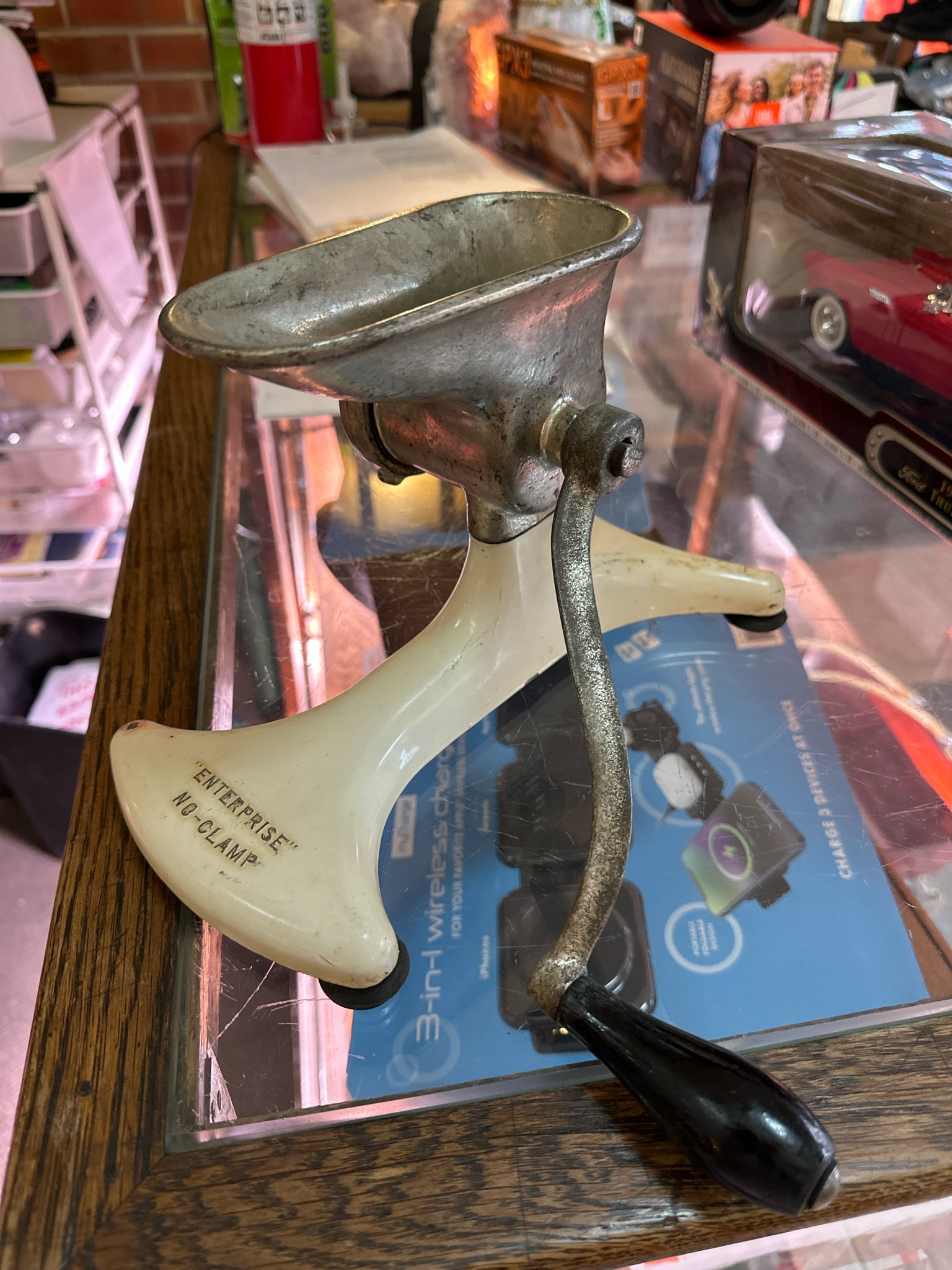 Vintage Enterprise Meat Grinder