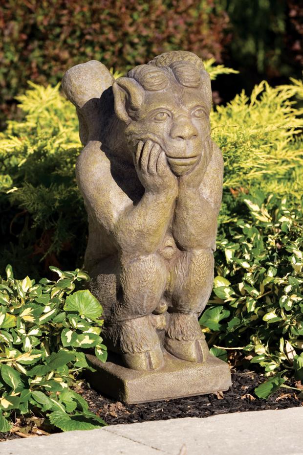 Sitting Gargoyle 25"H