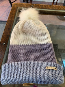 *Handmade in Castle Rock* Knitted Hat with Pom