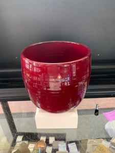 Cover Pot - Dark Red 8"