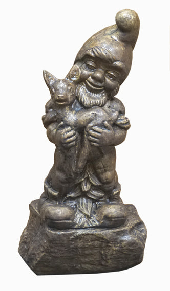 Gnome With Fawn