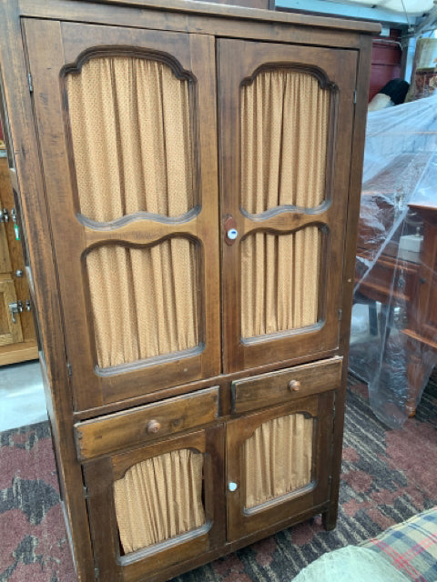 Vintage Linen Cabinet 37 x 16 x 68