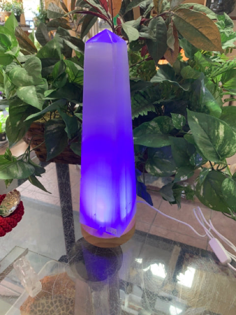 Colored LED Light Base for Crystals