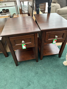 Side Table with Drawer 26 x 18 x 26"H