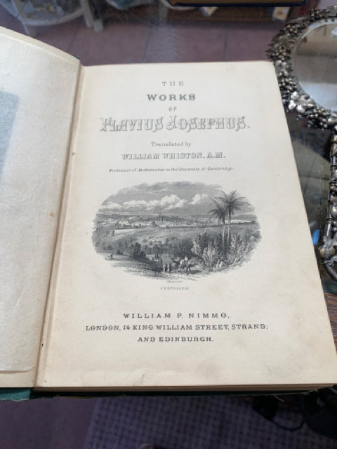 1800's Works of Flavius Josephus Translated by William Whiston